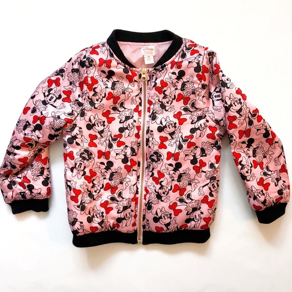 Disney Other - Disney Tutu Couture Minnie Mouse Bomber Jacket ADORABLE!